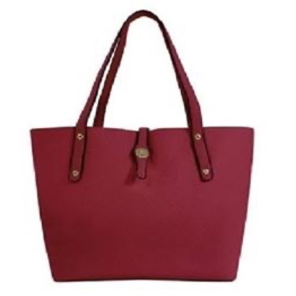 Jessica Moore Lux Handbag Berry JM-350BE - Picture 6 of 6